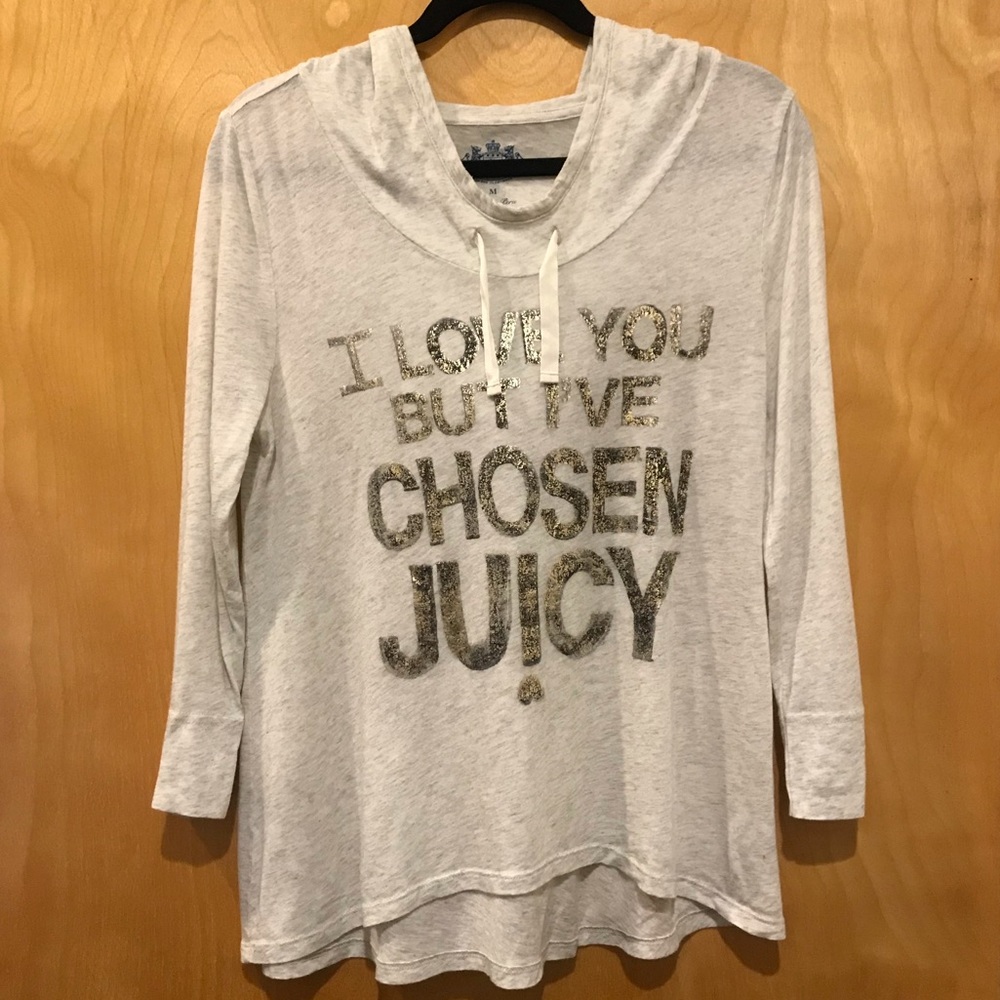 Juicy Couture Long Sleeve Tshirt with Hood